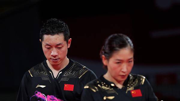 昕雯组合混双摘银 国乒自2004年后丢掉的第一块奥运金牌