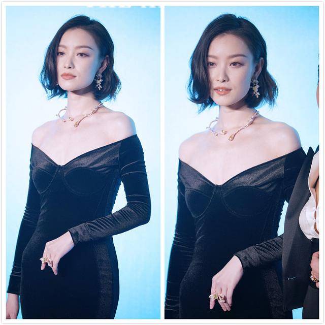 &quot|＂气质美人＂倪妮太美了，简单的黑色，却穿出风情万种的感觉