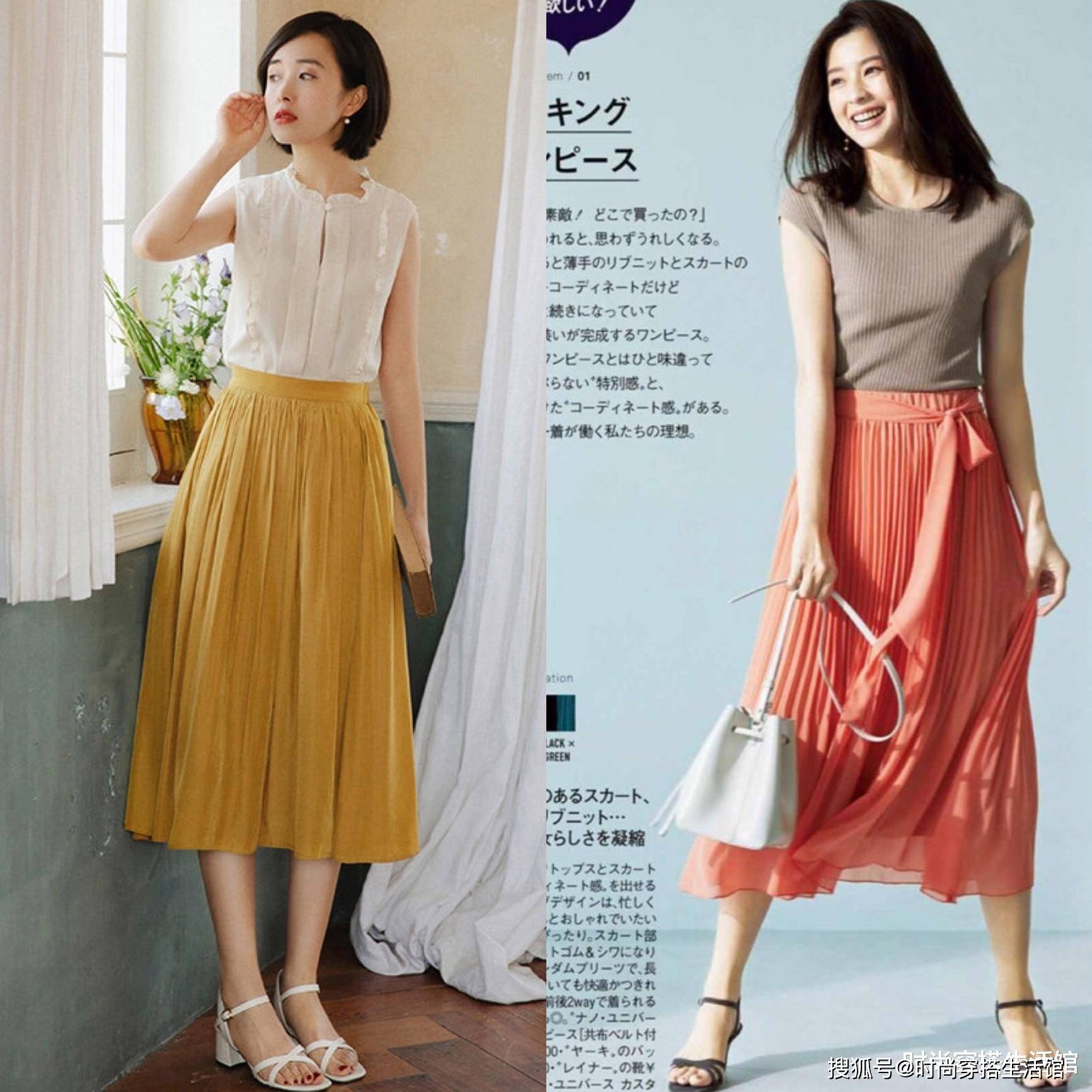 颜色|肤色偏黄偏深的女人,夏天多穿这4种颜色,时髦又显白,可以学学