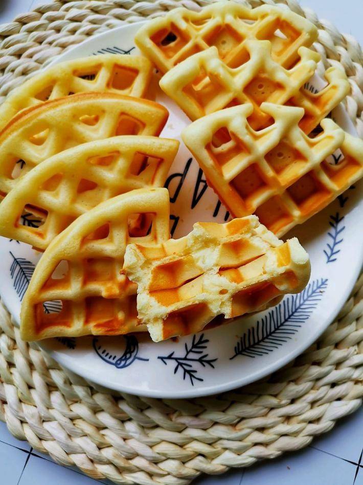 做法|自制原味华夫饼,自己学会做法,再也不用出去买了,省钱了