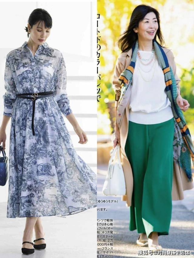 配饰|时尚不分年龄，50岁女人夏天这样穿，优雅又时髦，真美