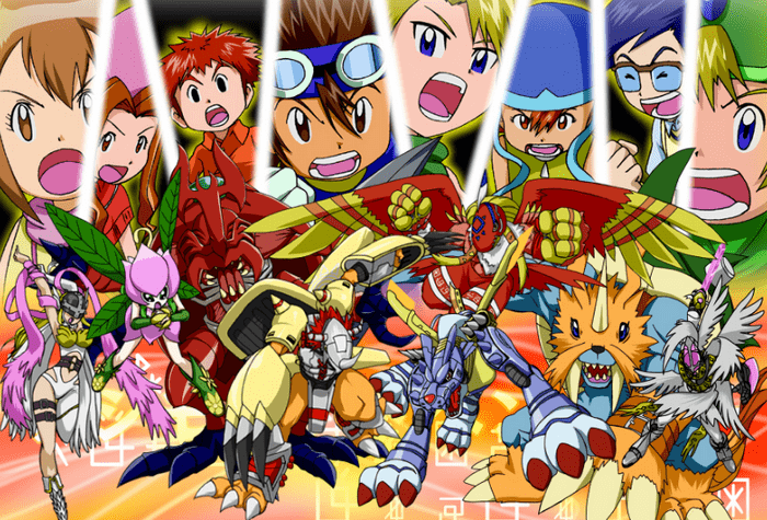 和他的六个朋友一起参加了夏令营,却意外地被送到了神秘的数码世界