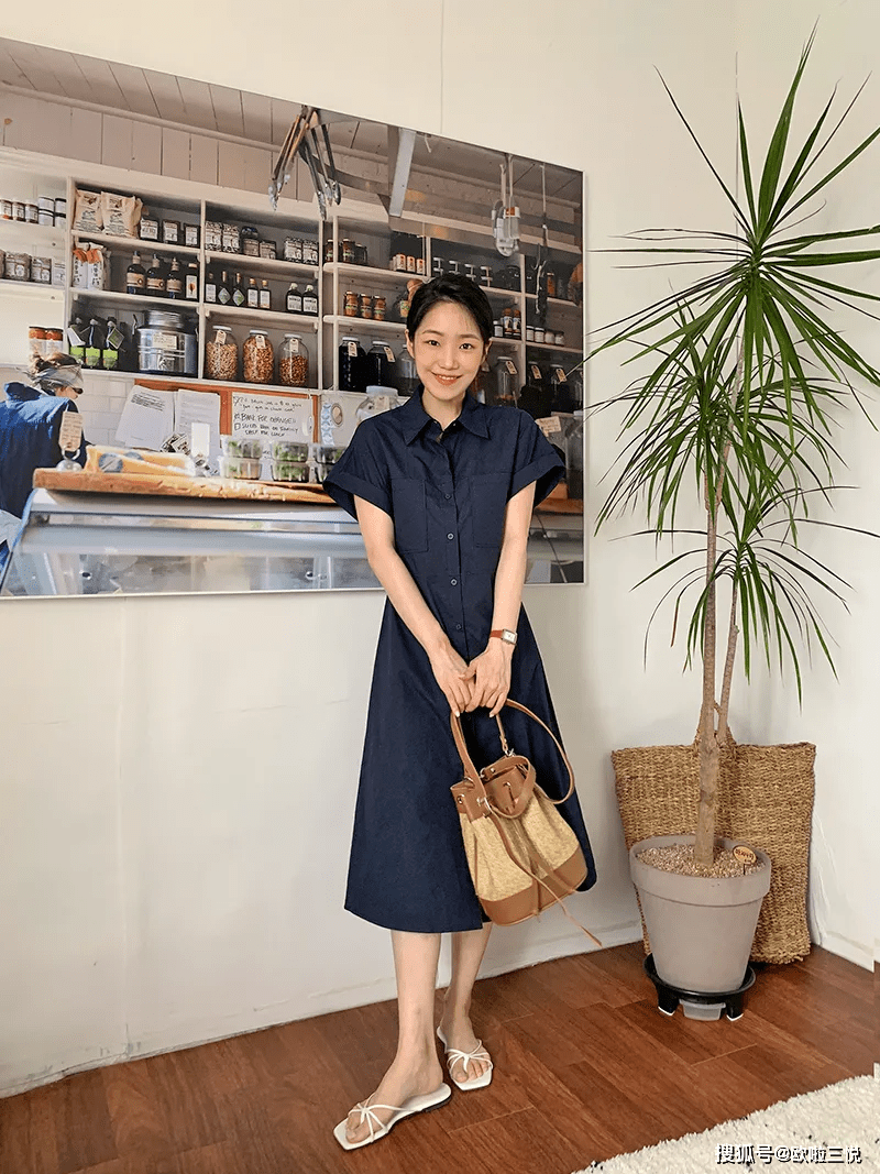连衣裙|女生夏季穿搭：韩国风格，照着穿就很美！