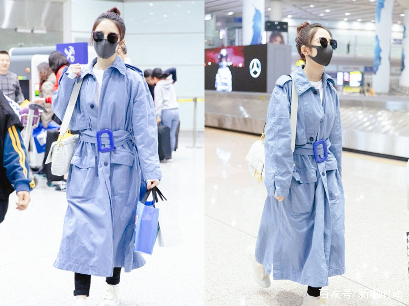 风衣|梨形身材的女生穿风衣,避免孟美岐这样的款式,显胖又邋遢