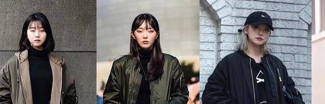飞行员|飞行员夹克这样的搭配，轻松get韩国小姐姐的时尚范，高阶又帅酷