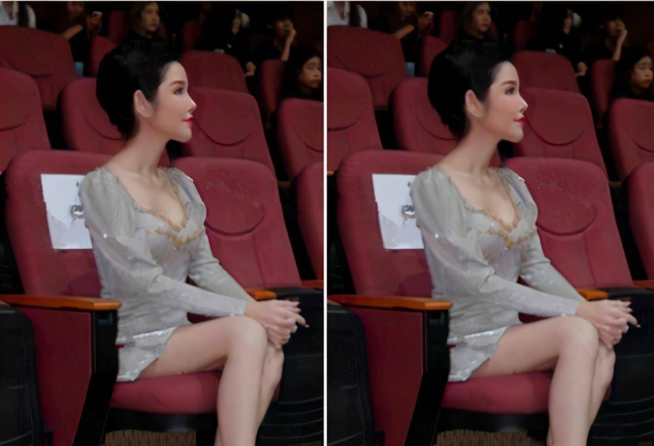 长发|诗妮娜原来这么好看，长发飘飘穿小黑裙四肢纤细，红包点缀像名媛