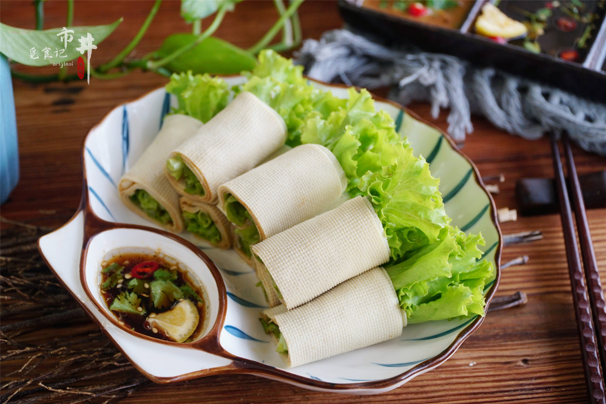 原創它是脂肪的天敵,豆皮捲一捲當飯吃,營養低卡,夏季減肥要常吃