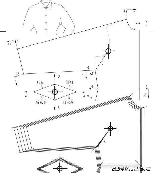 调整|袖子设计小心机！（16款有设计感的袖子设计图+结构纸样图）
