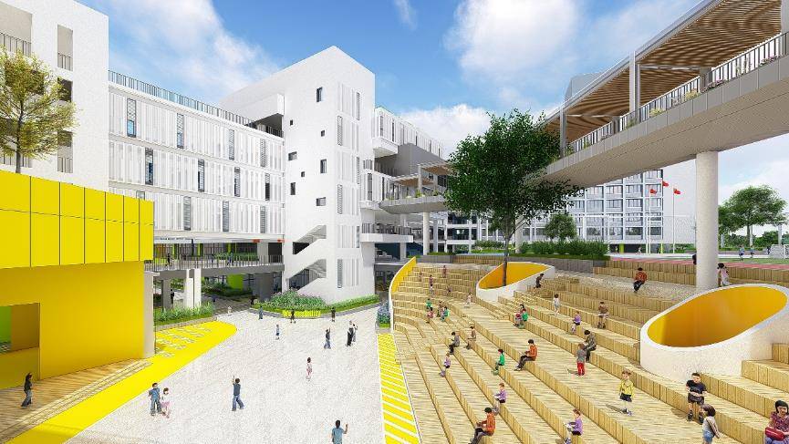 深圳今年迎来一所乐园式未来校园深圳坪山区日新小学即将开学