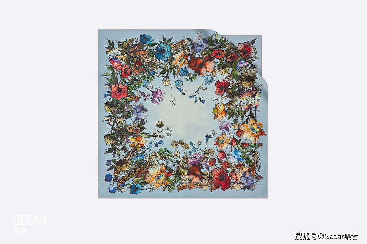 配饰|Dior 2021秋冬丝巾系列登场！连Jisoo也着迷