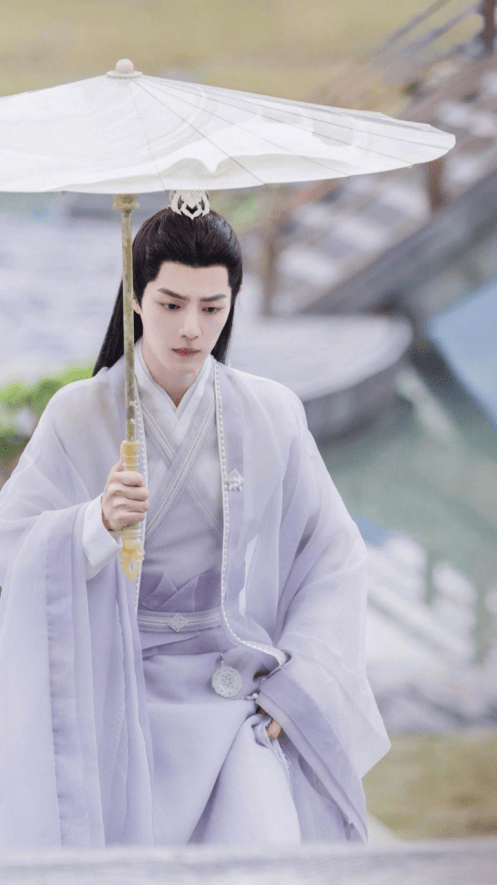 样子|男星古装撑伞造型,肖战、龚俊、宋亚轩,你最想和谁共撑一把伞?