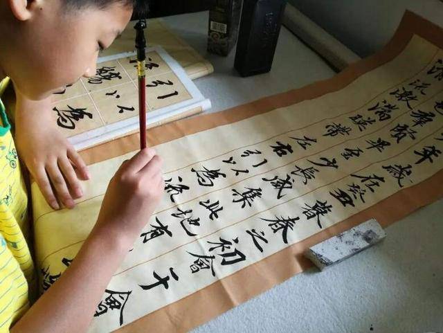 网友:书法天赋真高!_李昭华