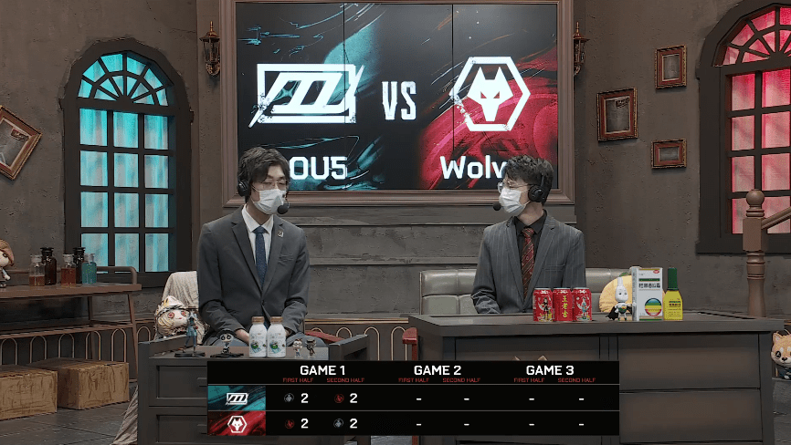 先知|第五人格2021IVL夏季赛常规赛DOU5 vsWolves第一局