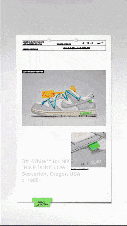 Dunk|下周一正式开启！OW x Dunk 国内专属登场规则官宣！