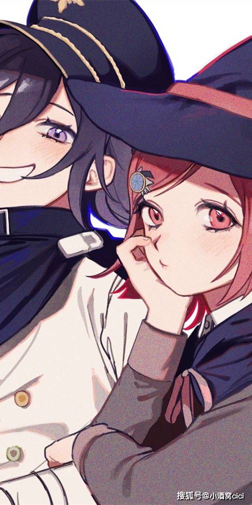 《弹丸论破》王马小吉x梦野秘密子,动漫全面屏cp壁纸分享
