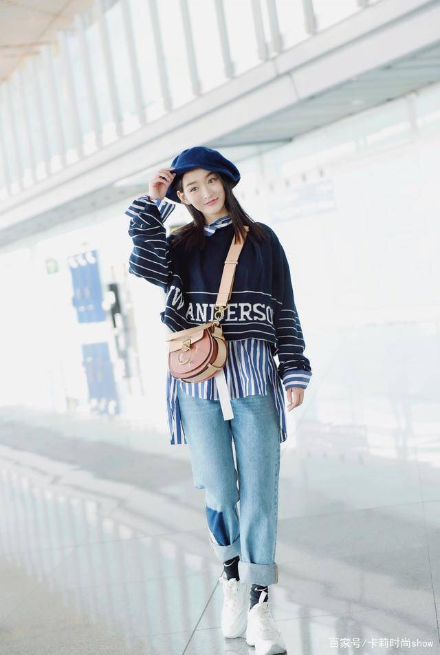 娃娃脸|何泓姗不愧是“小琵琶精”，和赵丽颖神似，31岁娃娃脸仍然好少女