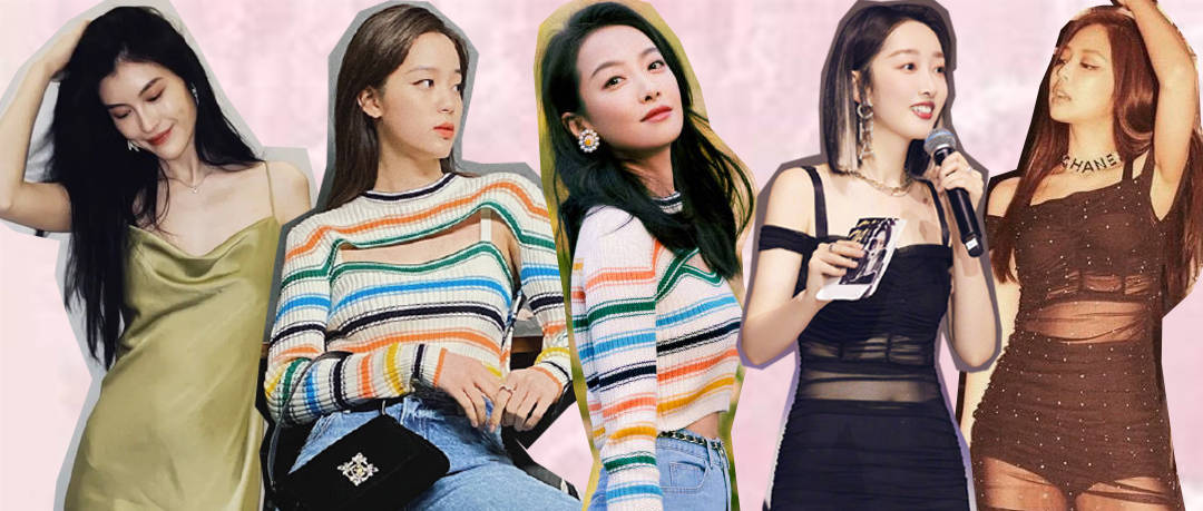 娜比|清纯甜姐蒋梦婕穿紧身透视裙撞衫Jennie，这样的她更有韵味了!