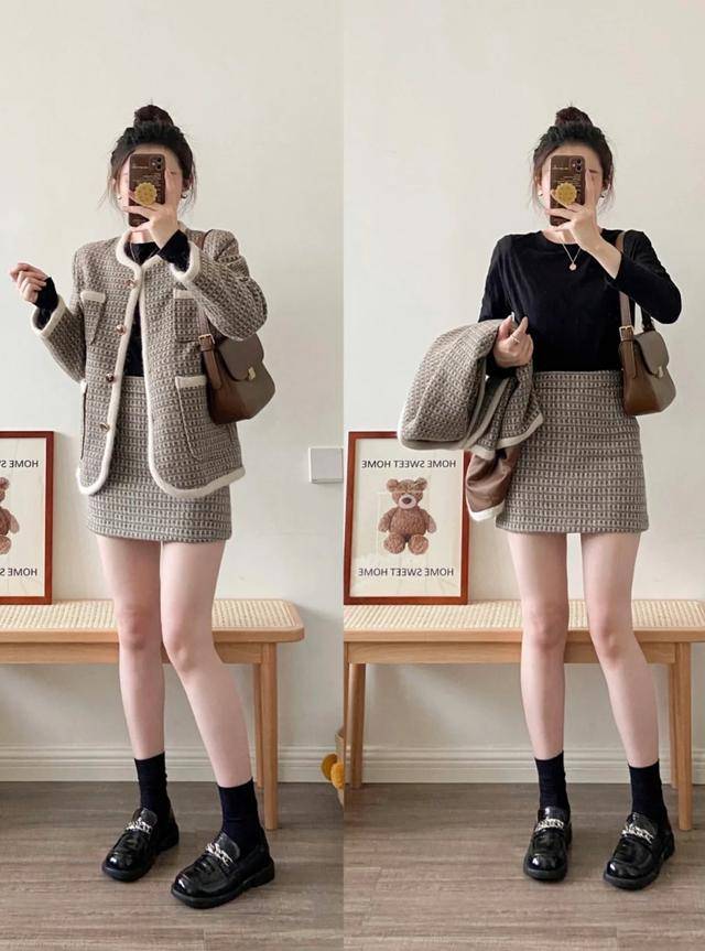 颜色|初秋这样搭配，显得很优雅