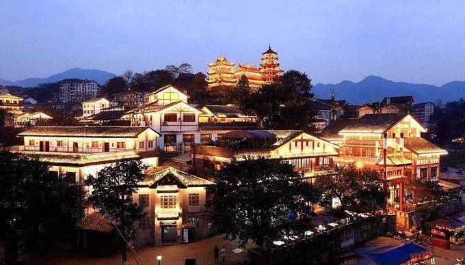 原创磁器口古镇中国历史文化名街感受重庆的人文风情