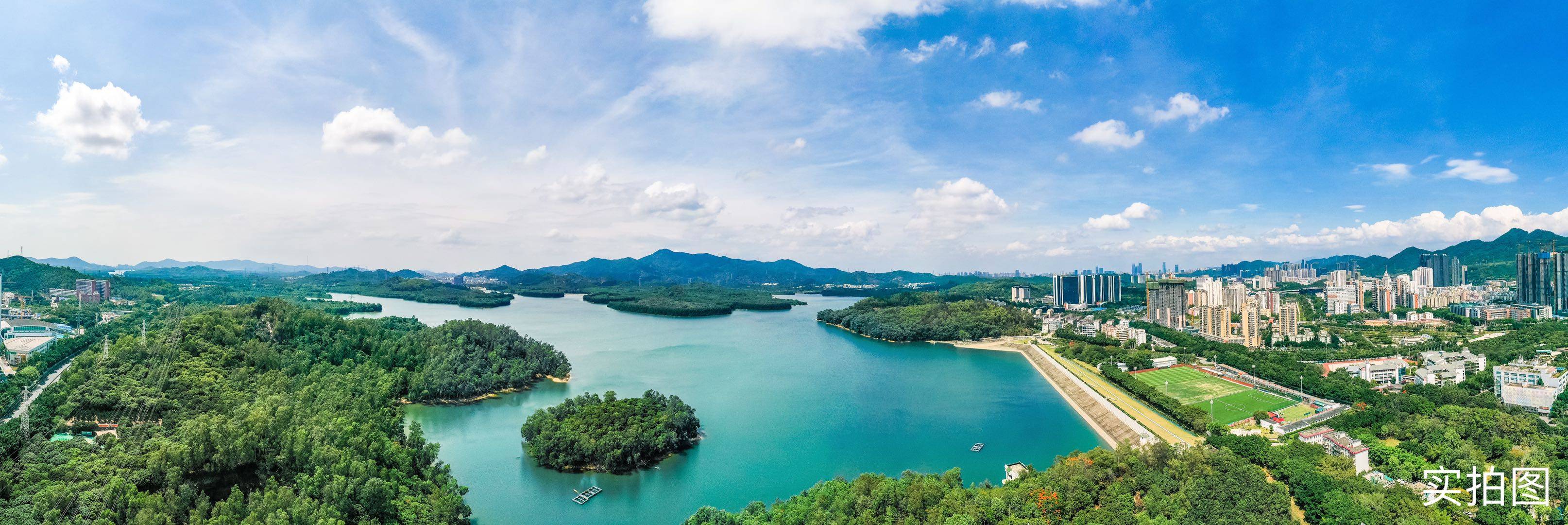 尖岗山,平峦山,宨松山,企龙山,岭下山,大井山 2水:铁岗水库,西丽水 