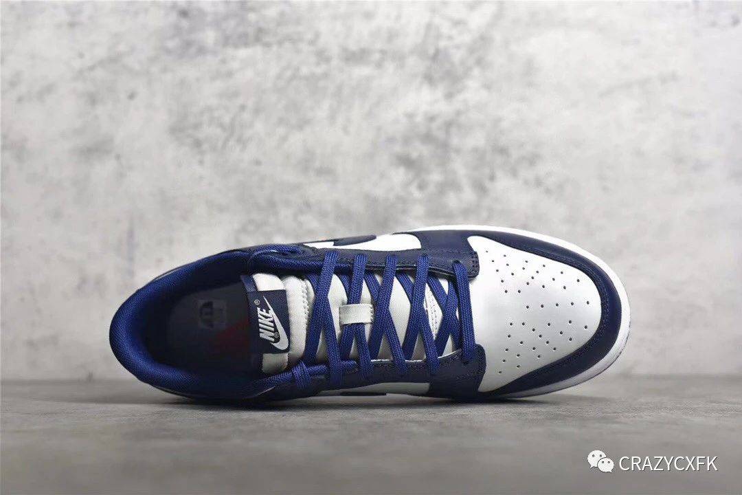 图标|耐克 Nike Dunk Low Georgetowm 乔治城海军蓝滑板鞋