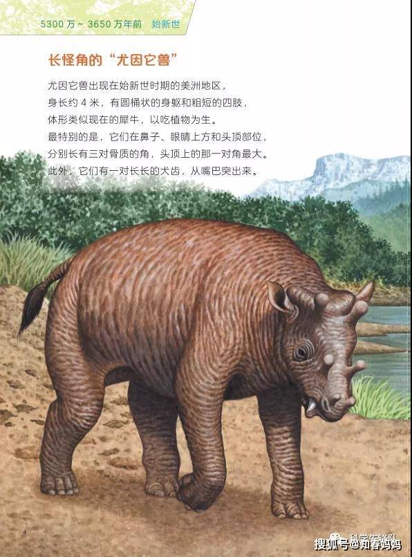 长角的尤因它兽恐角兽知多少