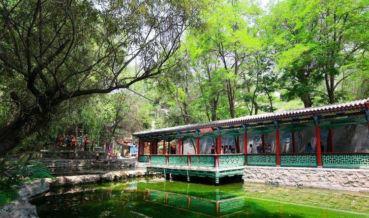 五泉山公园：林木葱郁，环境清幽，距今已有千年历史