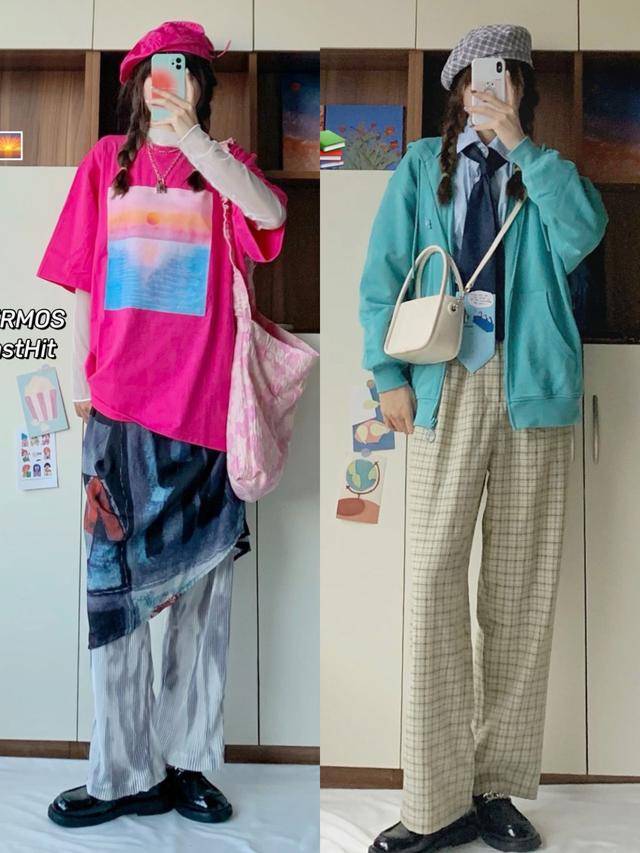 袜子|“格纹裤”，学会搭配鞋子，时髦个性又有气质