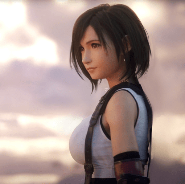 蒂法|大触绘制《FF7：重制版》短发蒂法获SE官方称赞 可爱