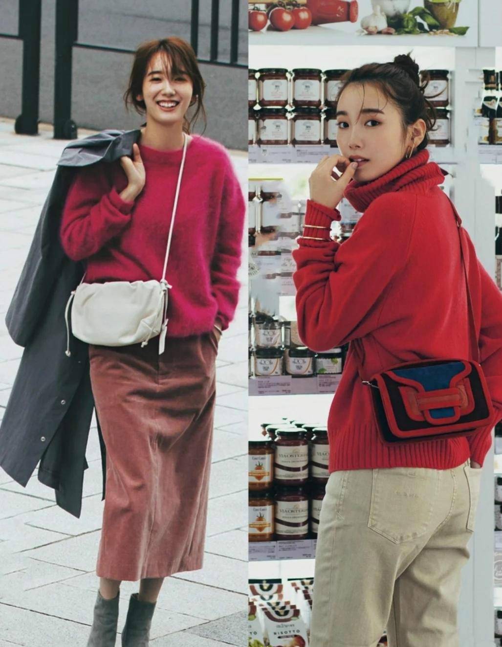 女生|早夏最适合针织衫，想要穿出日杂风效果，选款和搭配都要有技巧