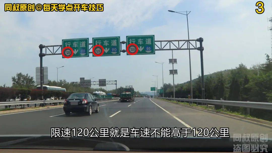 新手高速公路行車寶典車道限速和變道這些規則技巧需要知道