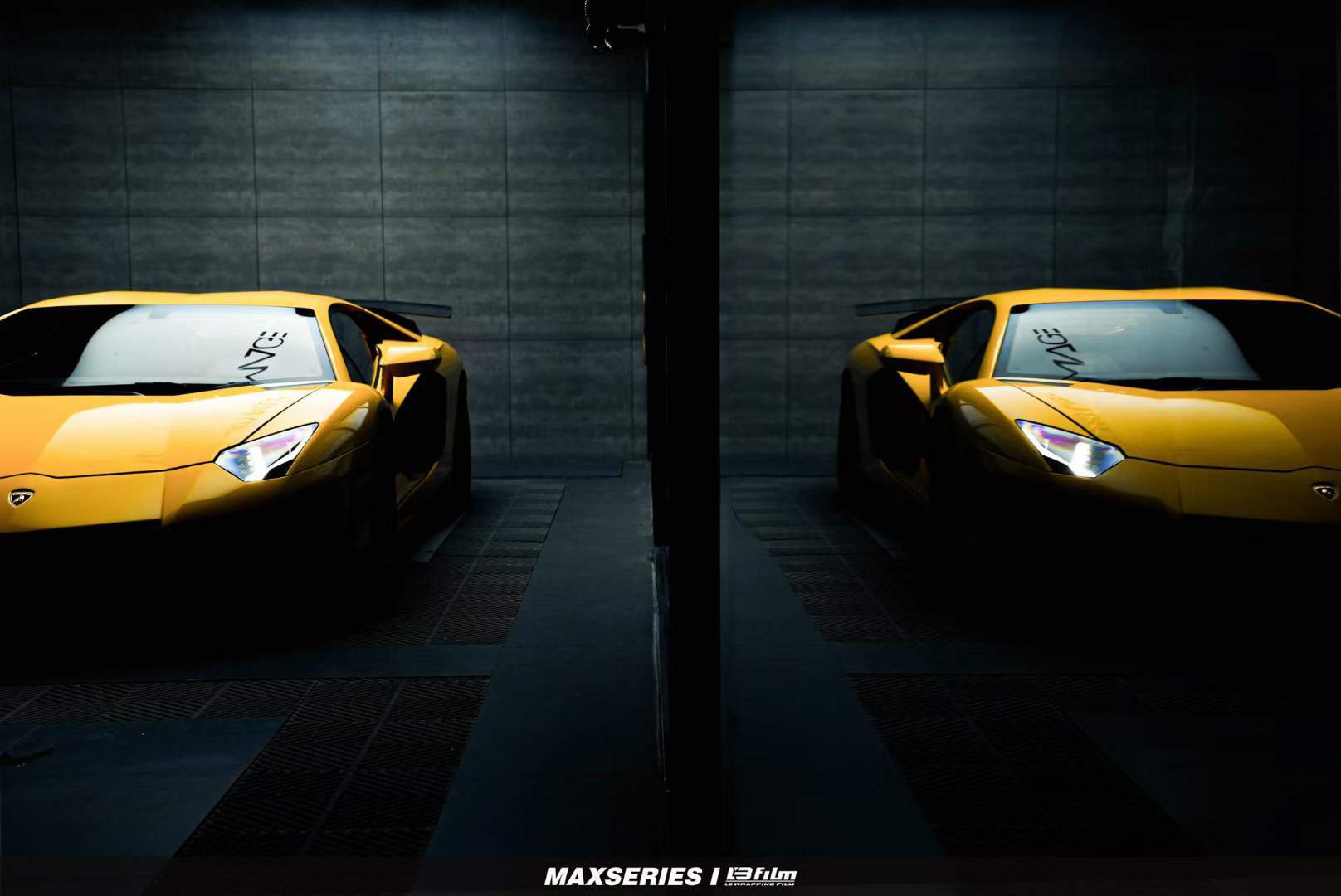 车身|兰博基尼-LP700车身贴膜LB改色膜超亮莫兰黄