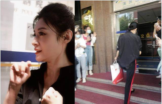 皮筋|周涛都这么时髦了？绿色衬衣配伞裙，马尾用5毛钱皮筋扎出新花样