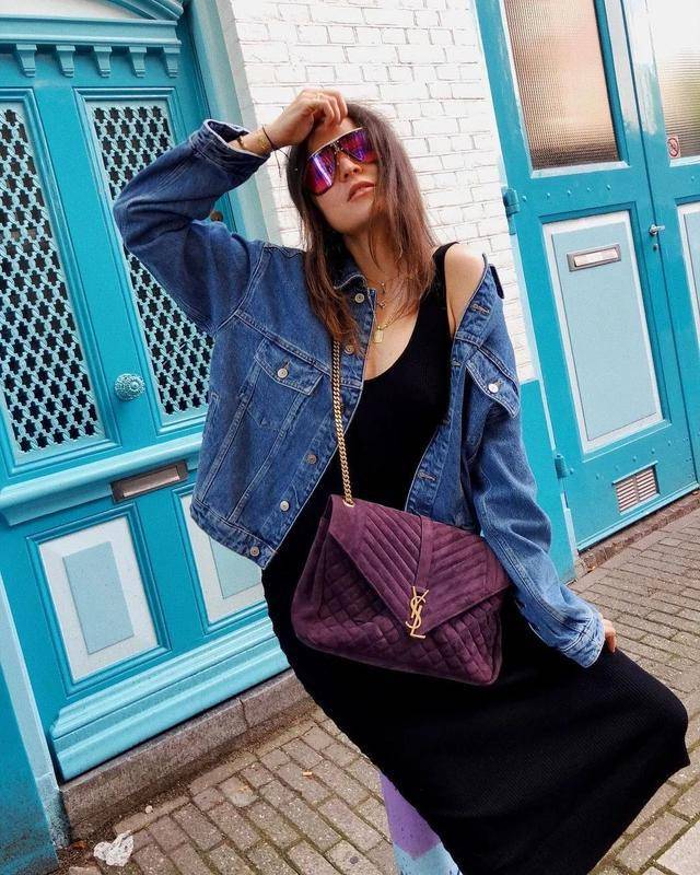 黑色|必备的牛仔外套，这样搭配起来，休闲减龄又帅气！