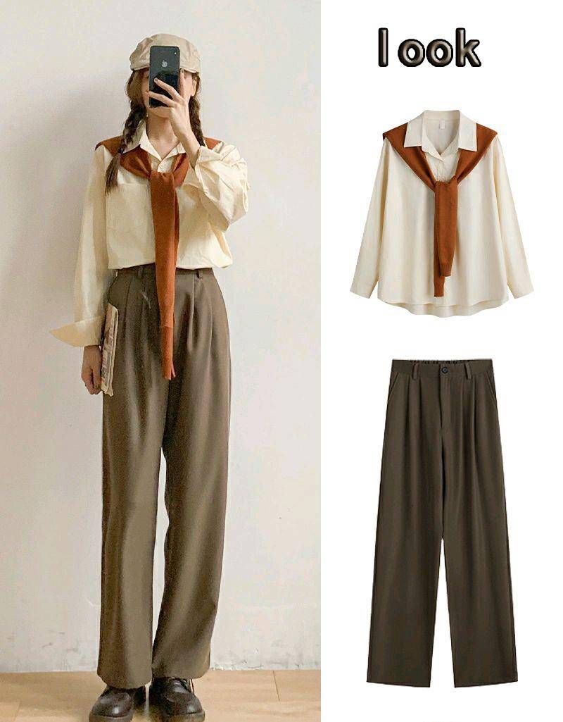 设计|今年秋天的流行色系穿搭，不是黑白灰，而是大地色，复古又高级