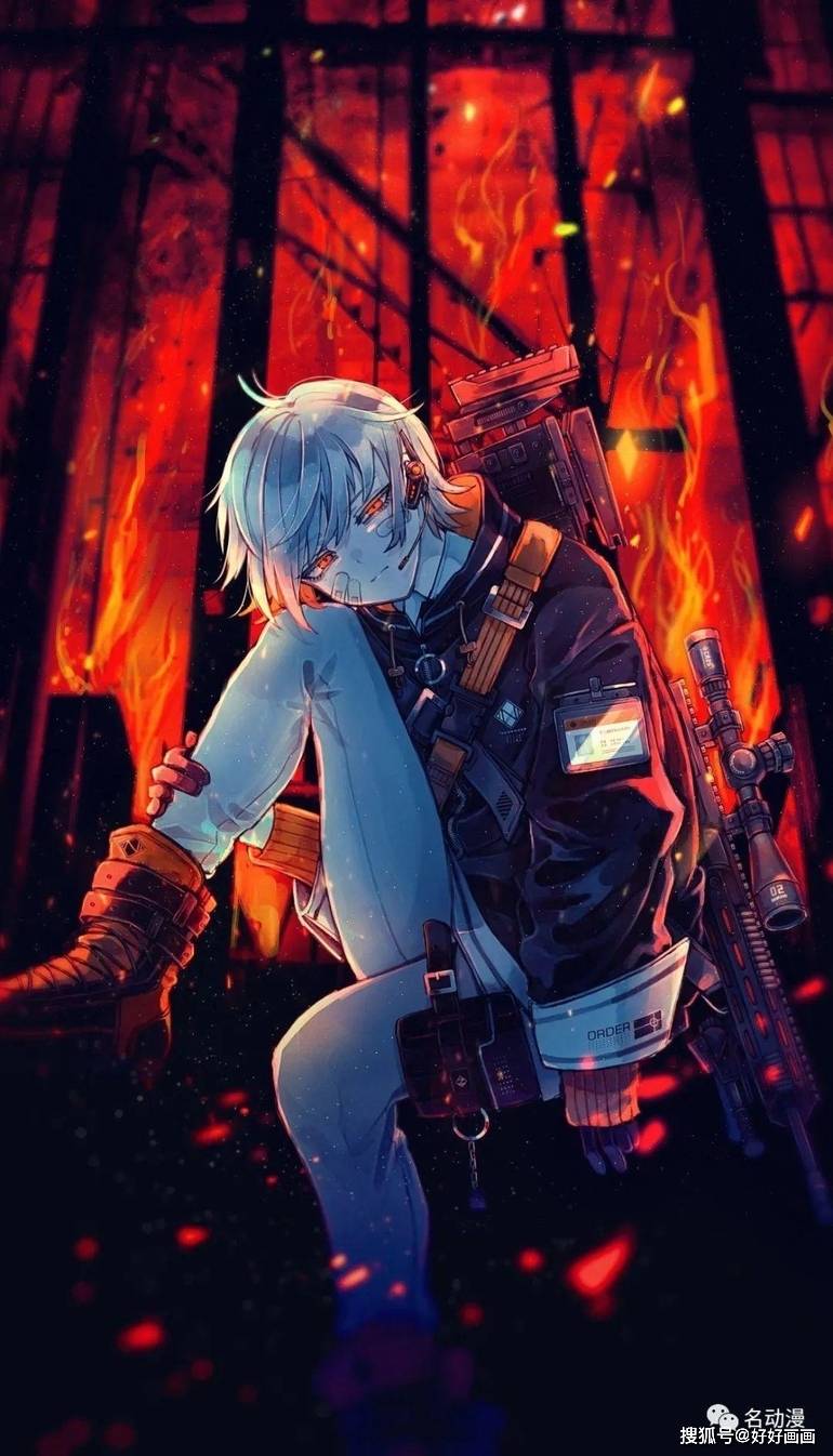 插画师ゆづひ绘画的各种枪系少年作品欣赏