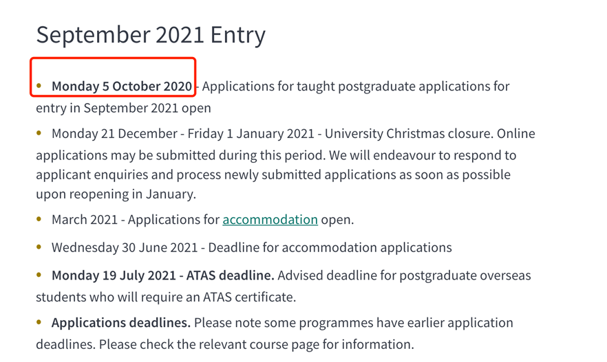 and|最新！2022Fall 英国留学硕士申请开放时间汇总，附英国秋季入学时间规划！