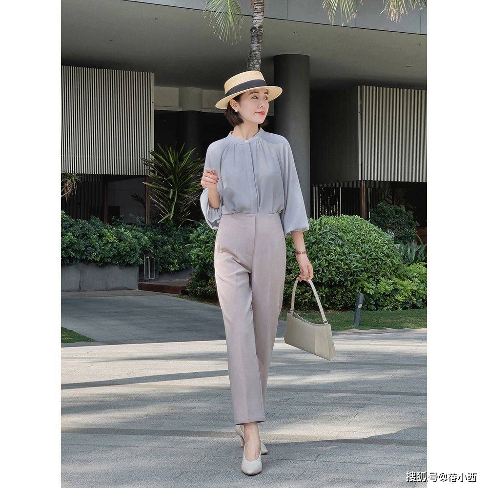 显高|试过了那么多的裤子，还是觉得高腰款式最百搭，显高显瘦还时髦！