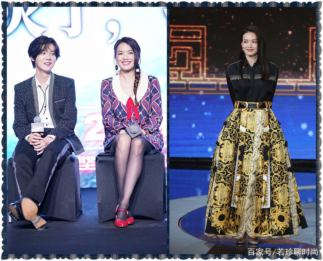 颜色|到底是鹿晗不注意保养，还是舒淇保养太好，梳麻花辫就像同龄人