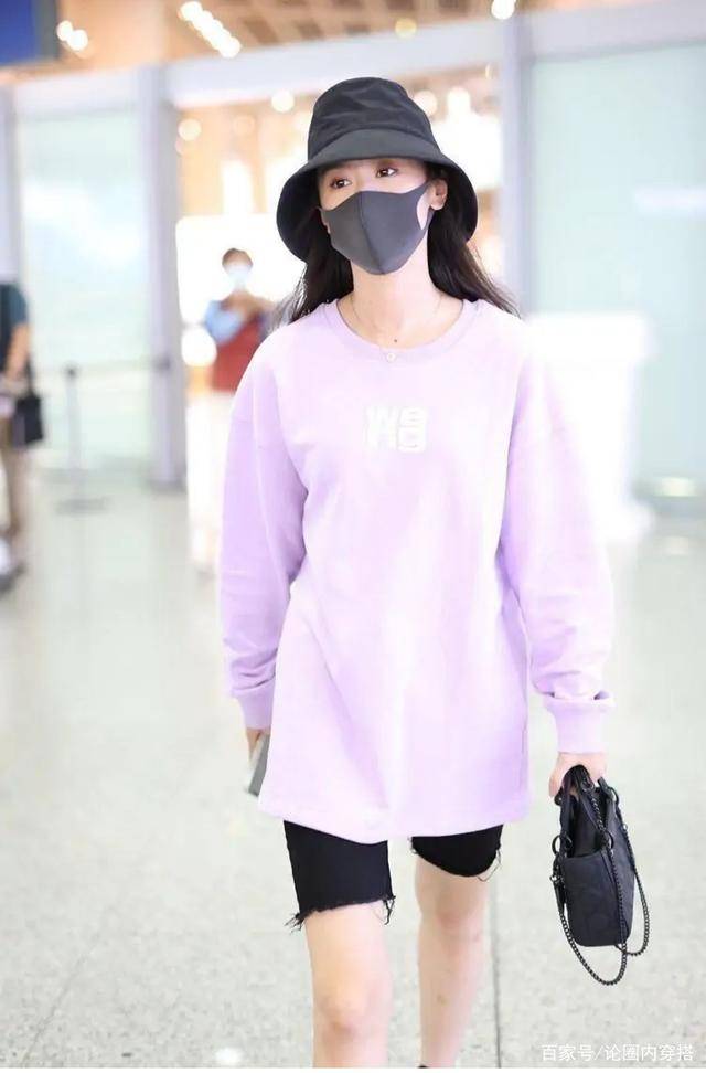 袁冰妍|袁冰妍美得没瑕疵,穿粉色连衣裙秀曲线,泡泡袖设计亮眼又可爱