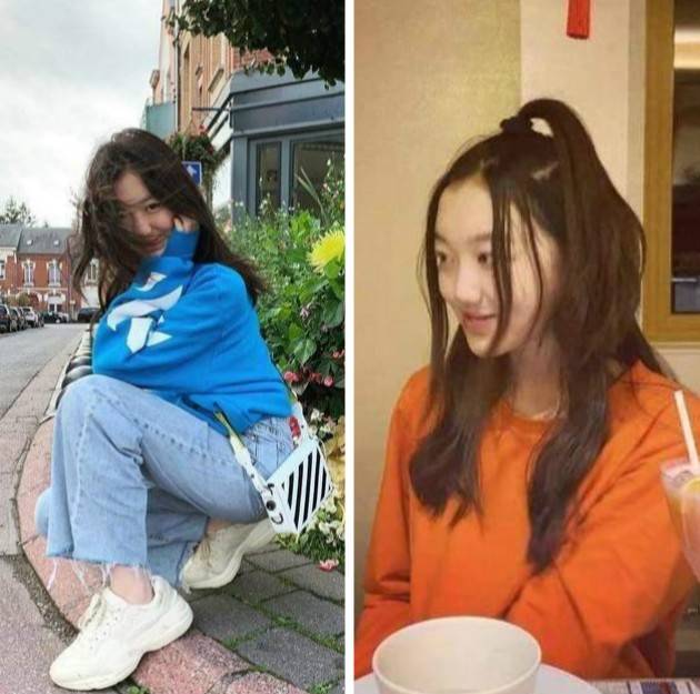 服装|李嫣终于敢露正脸，和闺蜜聚会打扮甜美居C位，越瞅越像妈妈王菲