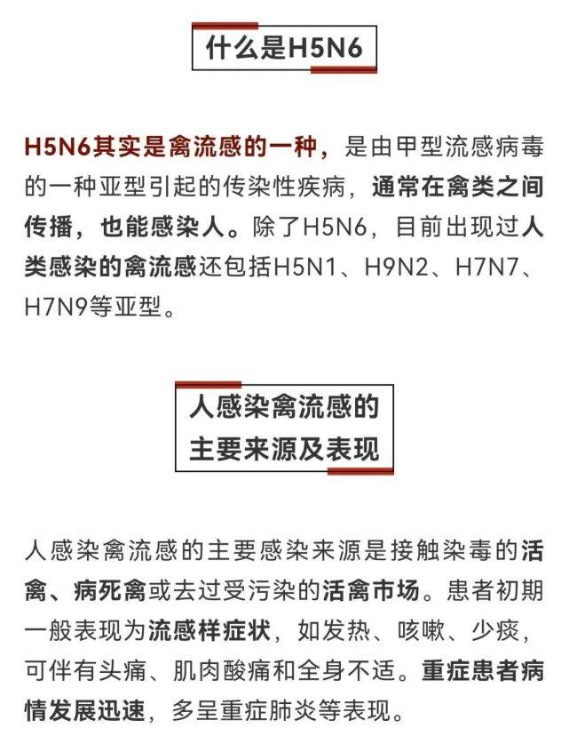 市民|警惕！此地通报1例H5N6病例！