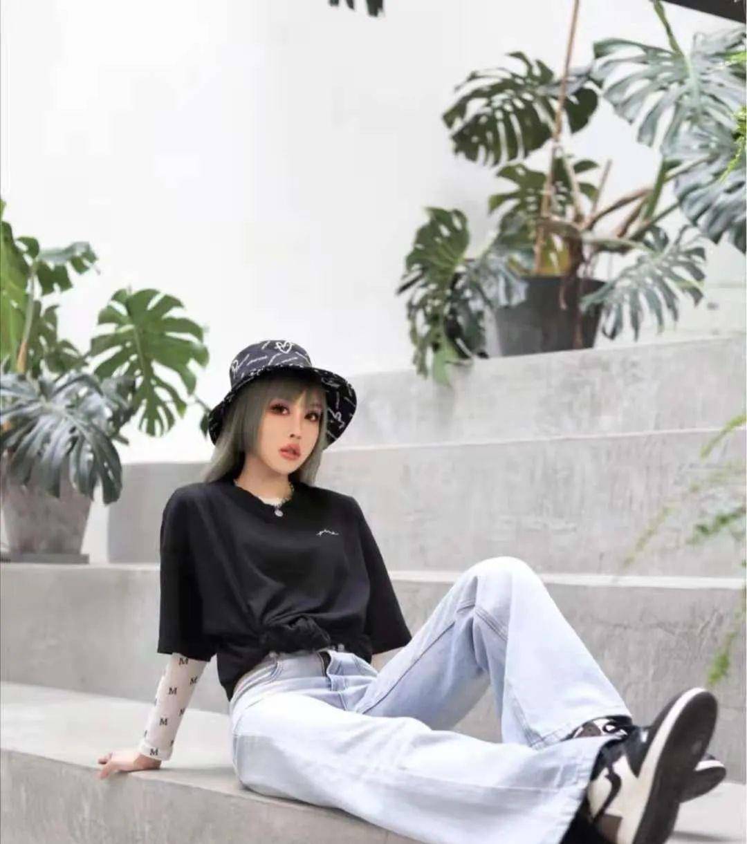 下半身|牛仔裤t恤怎么穿搭好看