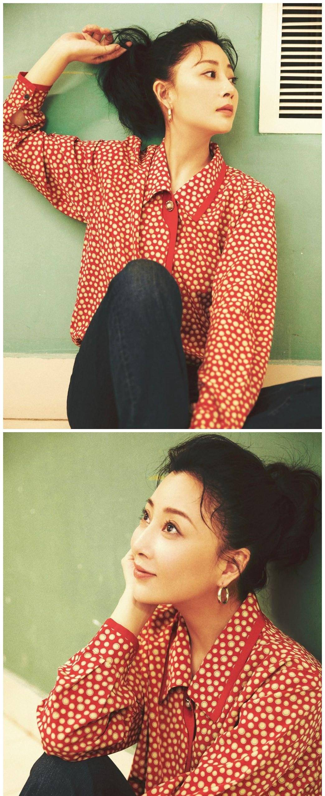 美得|殷桃的颜值真百变,复古造型美得像画中人,摩登又清纯