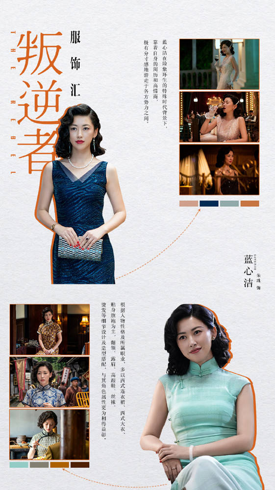 饰品|朱珠还在孕期，新剧《乔家的儿女》又上线，穿年代装原来也这么美