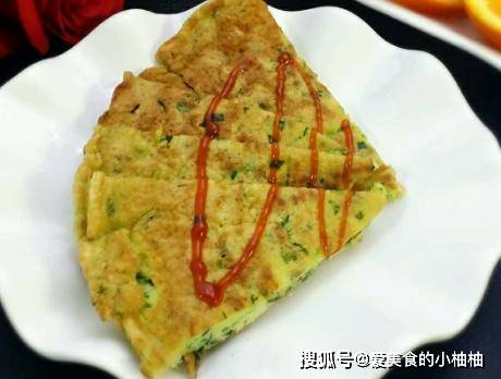 做法|菠菜鸡蛋新搭配，不加面粉不加水，香软营养超好吃，我家早餐必备