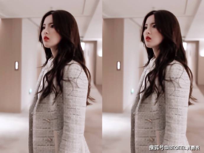 设计|杨超越不愧是打工人之光！职场穿搭好实用，温柔知性气质好