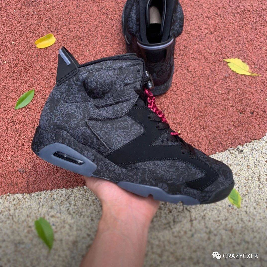 Jumpman|Air Jordan 6 WMNS Singles Day 乔丹光棍节黑丝绸刺绣篮球鞋
