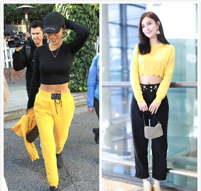 黑色|别再为服装乱搭颜色了，让黑色黄色加以结合，呈现低调又张扬的美