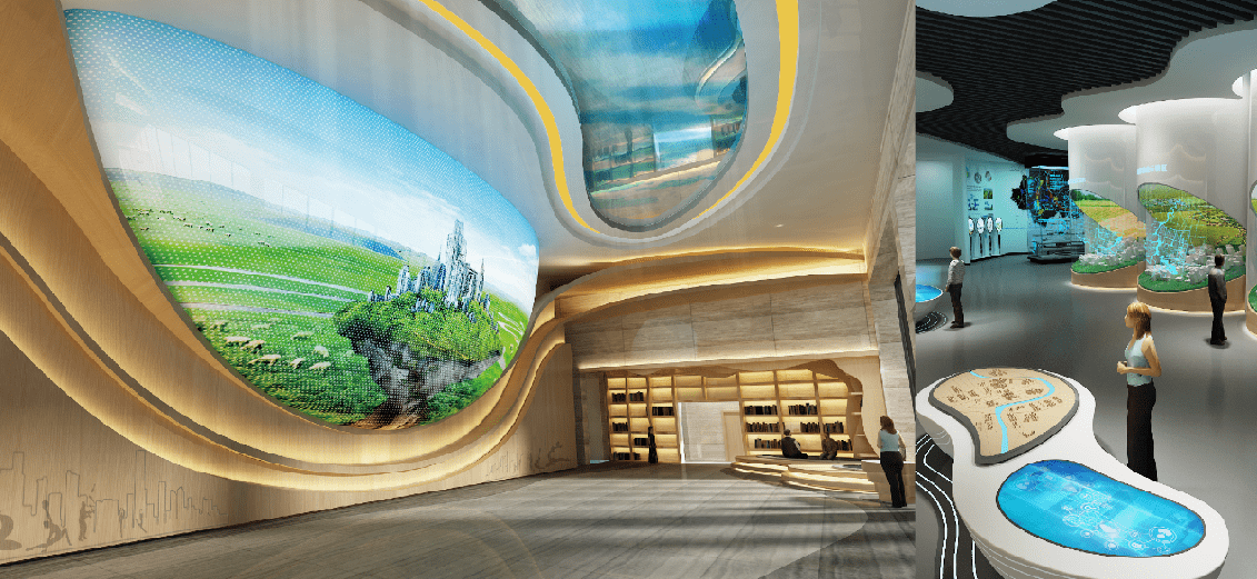 国源展览丨城市规划馆展厅设计案例_临泉县